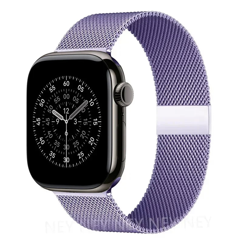 Milanese loop For Apple Watch Series 11 10 8 7 6 5 4 SE 9 Ultra 2 3 49mm band Apple Watch 45mm 44mm 38mm 40mm 41mm 42mm 46mm bands