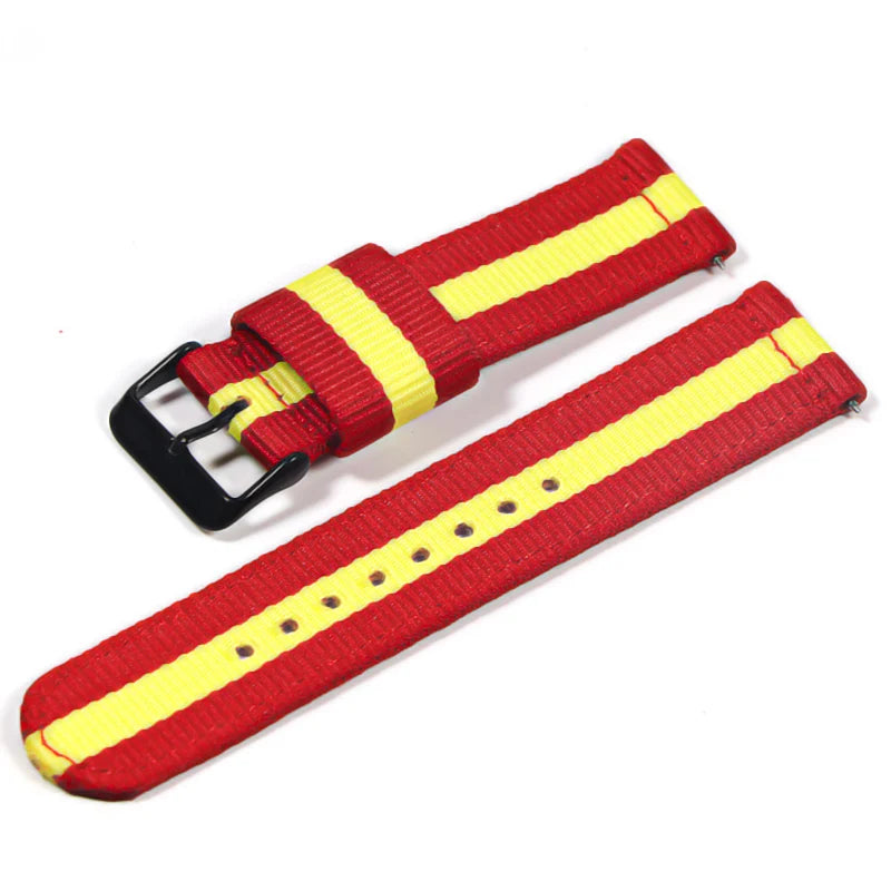 22mm Nylon watch strap For Samsung Galaxy watch 46mm 42mm Active2 Active1 Gear S3 frontier Sports nylon bang