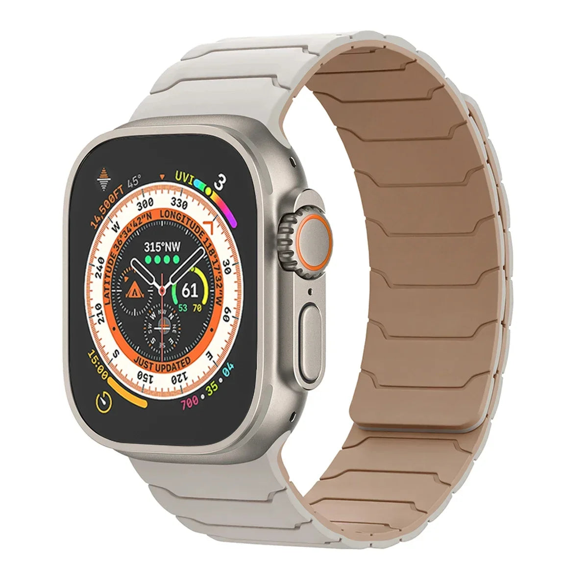 Magnetic band for Apple Watch band Ultra 2 49mm 46mm 44mm 41mm 45mm 42mm Silicone band Apple Watch Series 10 9 8 7 6 5 4 SE band