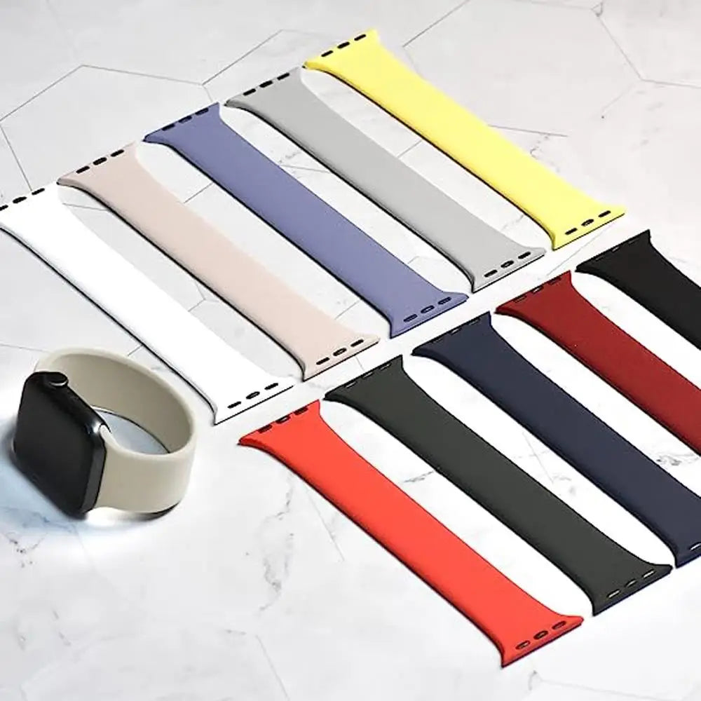 Solo Loop For Apple Watch band 45mm 44mm 40mm 41mm 42mm Ultra 49mm 38mm 44mm correa band Apple Watch Series 9 8 7 SE 3 4 5 6 band