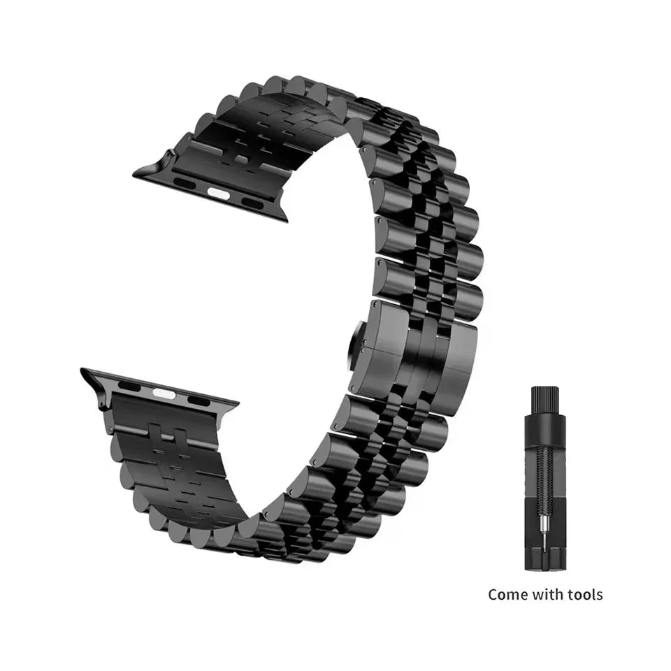 Stainless Steel band for Apple Watch band 45mm 41mm Ultra 49mm 44mm 40mm 42mm 38mm metal Wristband Apple Watch Series 9 8 7 SE 6 5 4