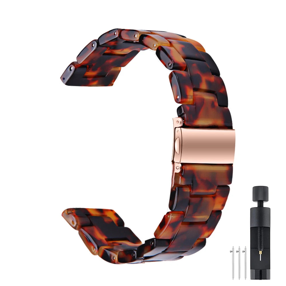 20mm Resin Band Loop For Samsung Galaxy Active 2 40 44mm Bracelet Strap Correa For Watch 3 41mm 4 5 6 7 Classic 42mm 46mm