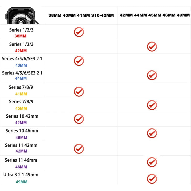 Stainless Steel metal band For Apple Watch Series 11 10 46mm 42mm Ultra 3 band 49mm 45mm 40mm 44mm 38mm 41mm for Apple Watch 10 9 8 7 SE 6 5