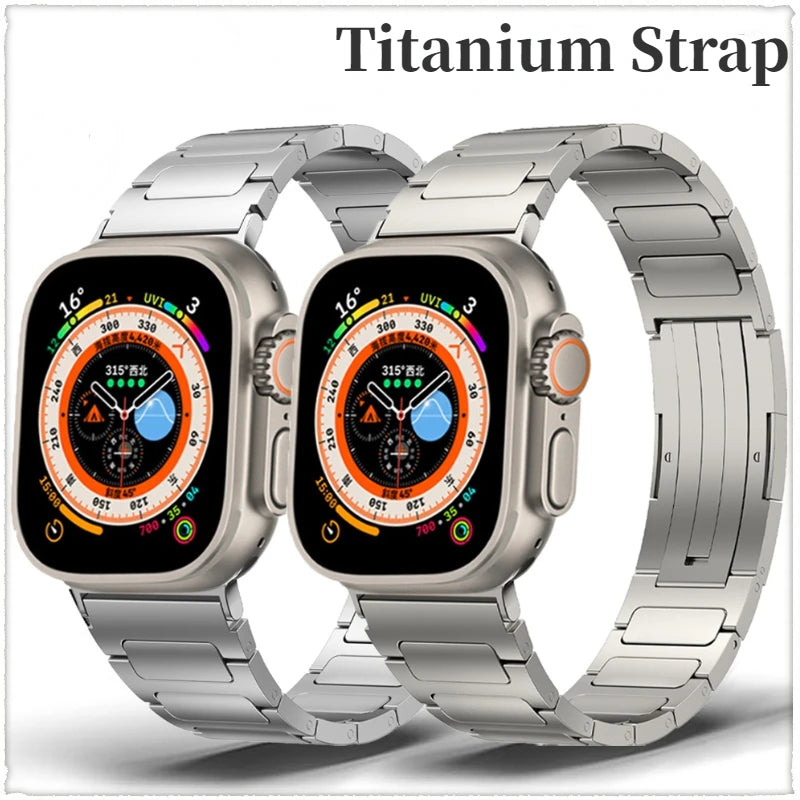 Titanium band For Apple Watch Ultra 3 49mm 11 10 9 8 7 46mm 42mm 45mm 41mm Lightweight band Apple Watch 6 5 4 SE3 44mm 40mm