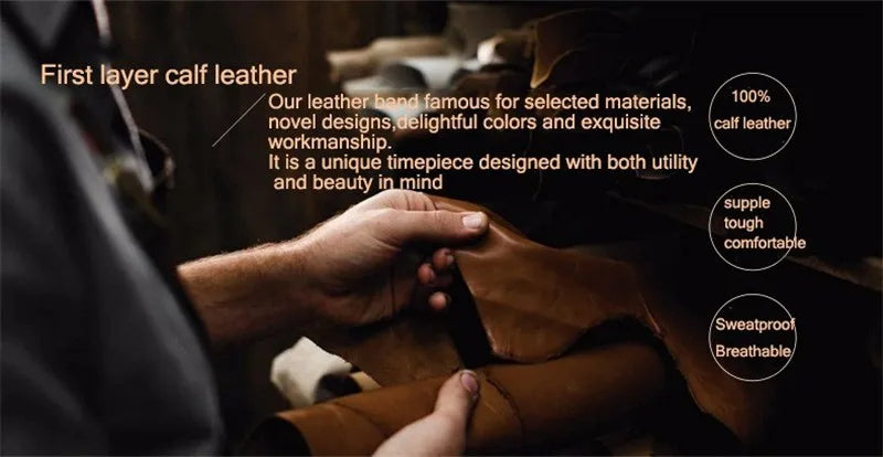 Cuff band for Apple Watch band 44mm 45mm 40mm 49mm 41mm 42mm 38mm Leather watch band Apple Watch Series 9 8 7 5 SE 6 Ultra 2 band