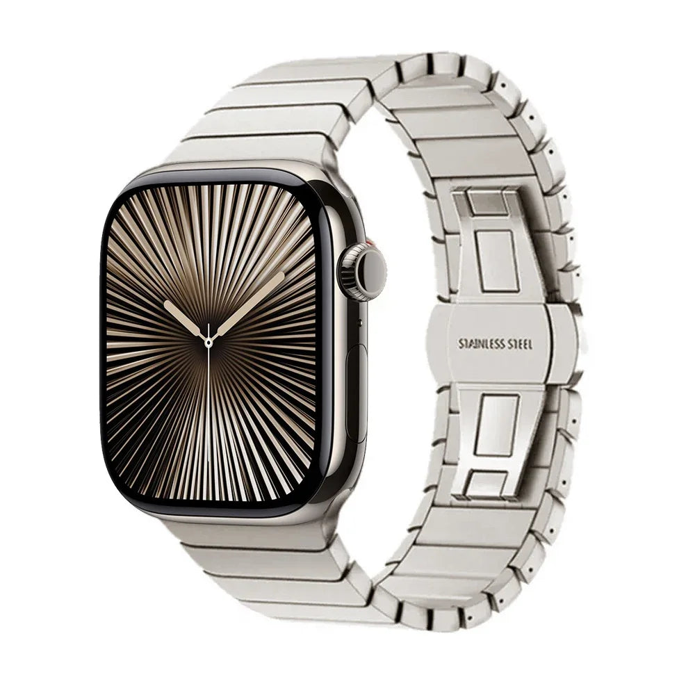 Metal band For Apple Watch 46mm band Stainless Steel watch band For Apple Watch Series 11 10 Ultra 49mm 42mm 44mm 45mm 40mm Business Correa