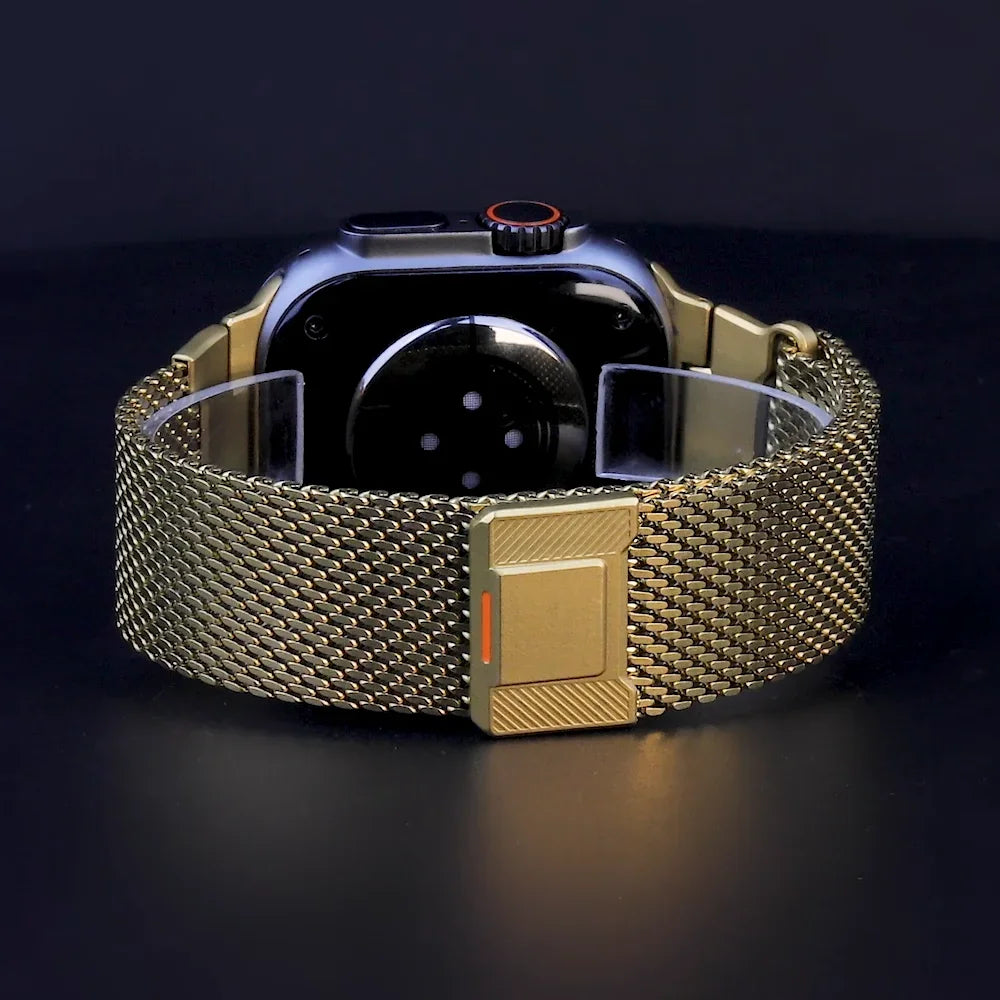 Milanese band For Apple Watch Ultra 3 49mm Series 11 10 9 8 7 6 SE 46mm 42mm 41mm 44mm 45mm 38mm 40mm Magnetic Loop Accessories