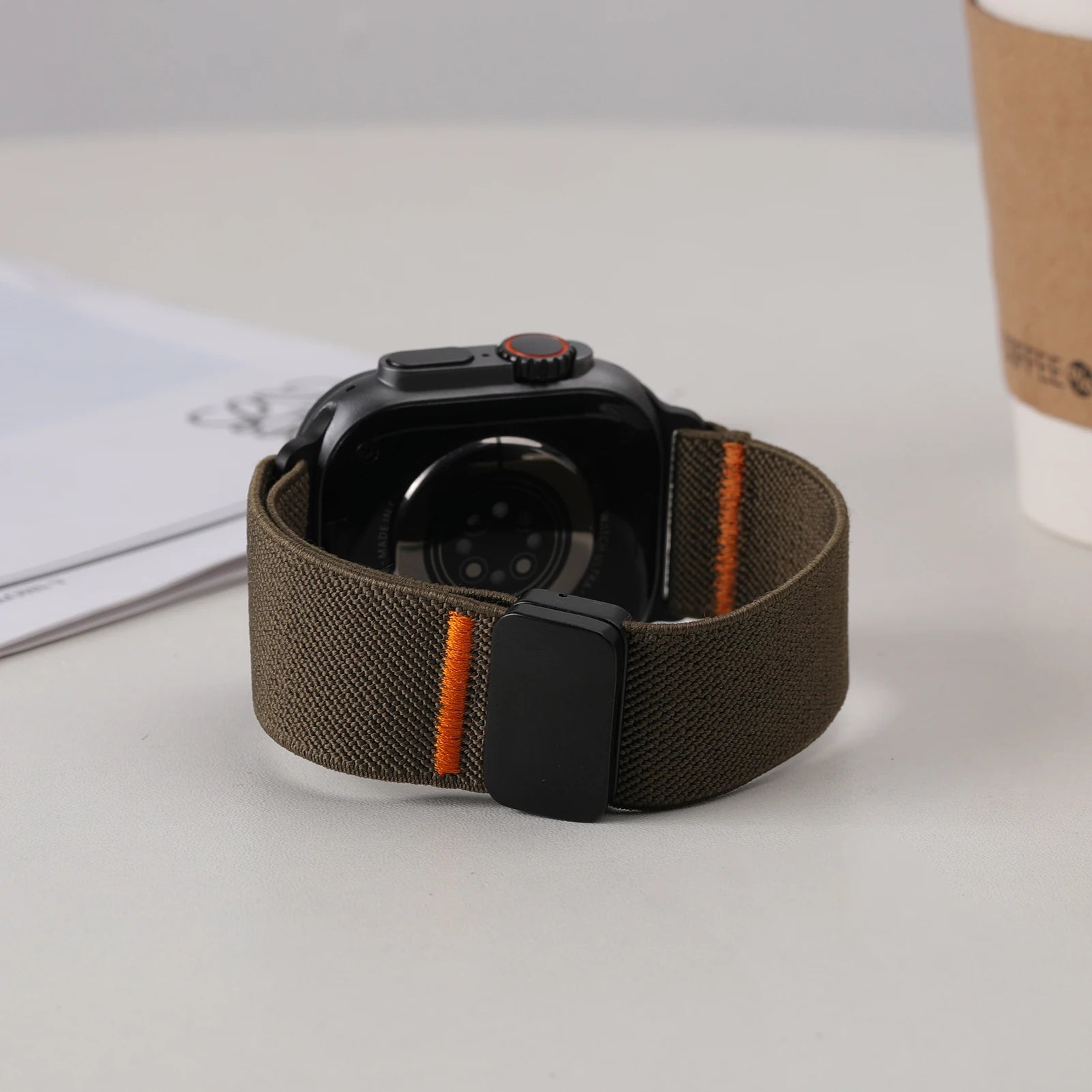 Magnetic Sport band For Apple Watch Ultra 2 band 49mm 45mm 46mm 44mm 42mm 41mm 40mm Nylon Correa band Apple Watch 10 9 8 7 6 5 4 SE