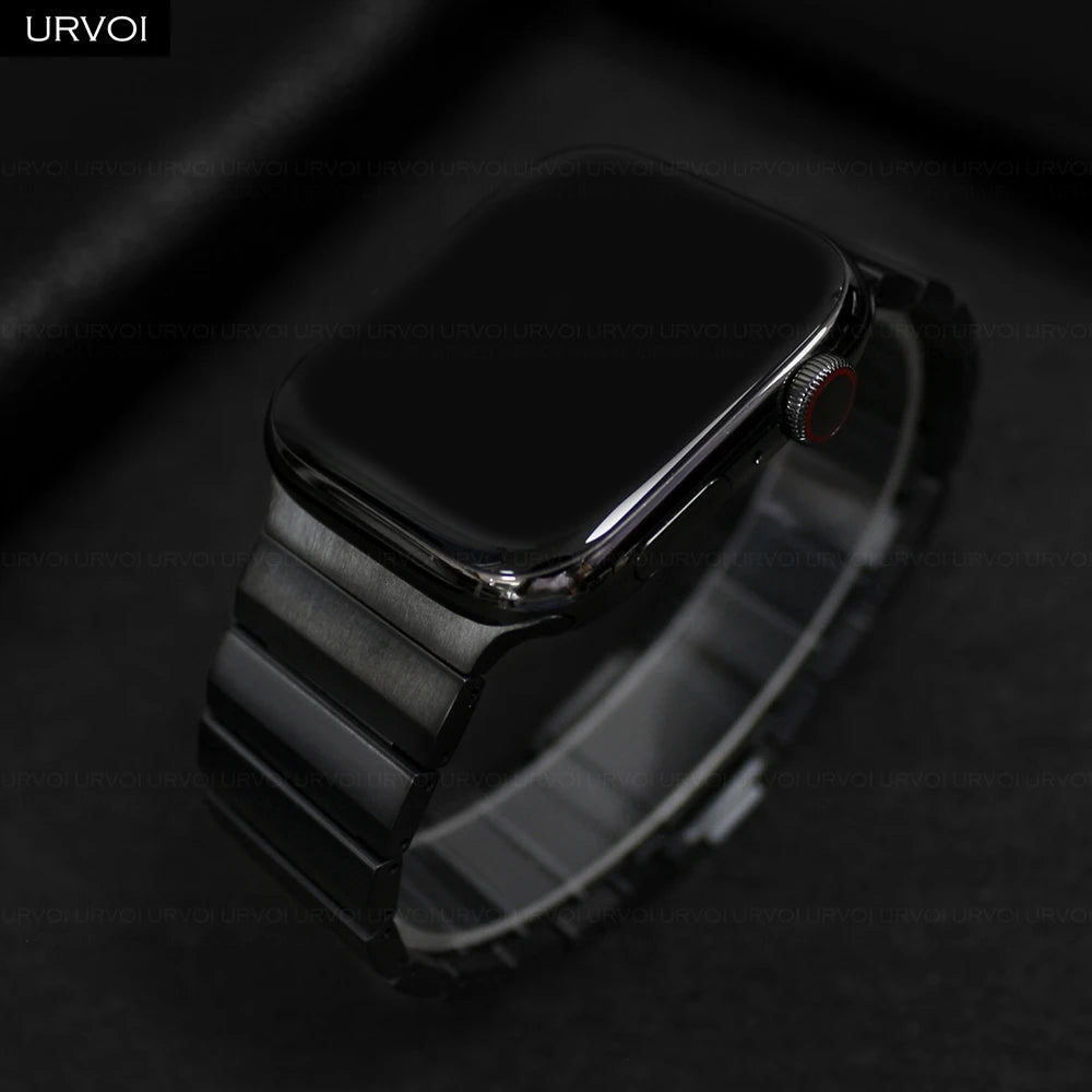 URVOI Titanium band for Apple Watch Ultra 3 2 Series 11 10 9 8 7 6 SE band for Apple Watch Magnet Closure accessories 46mm 49mm