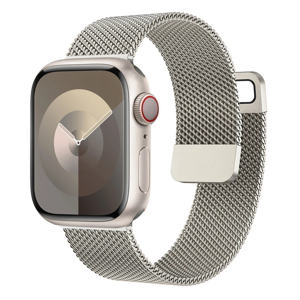 Milanese Loop band For Apple Watch band 44mm 40mm 45mm 49mm 41mm 42mm 38mm Correa band Apple Watch Series 3 4 5 6 SE 7 8 9 Ultra2