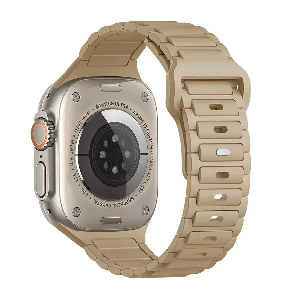 band For Apple Watch band 44mm 45mm Ultra 1 2 49mm 40mm 41mm 42mm 45mm 44mm Silicone band Apple Watch Series 10 9 8 SE 7 6 5 Band