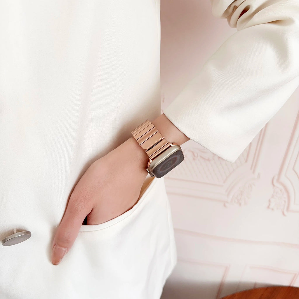 Stainless steel band for Apple Watch band 49mm 45mm 41mm 44mm 40mm 42mm 38mm metal bands Apple Watch Ultra 11 10 9 4 5 SE 6 7 8