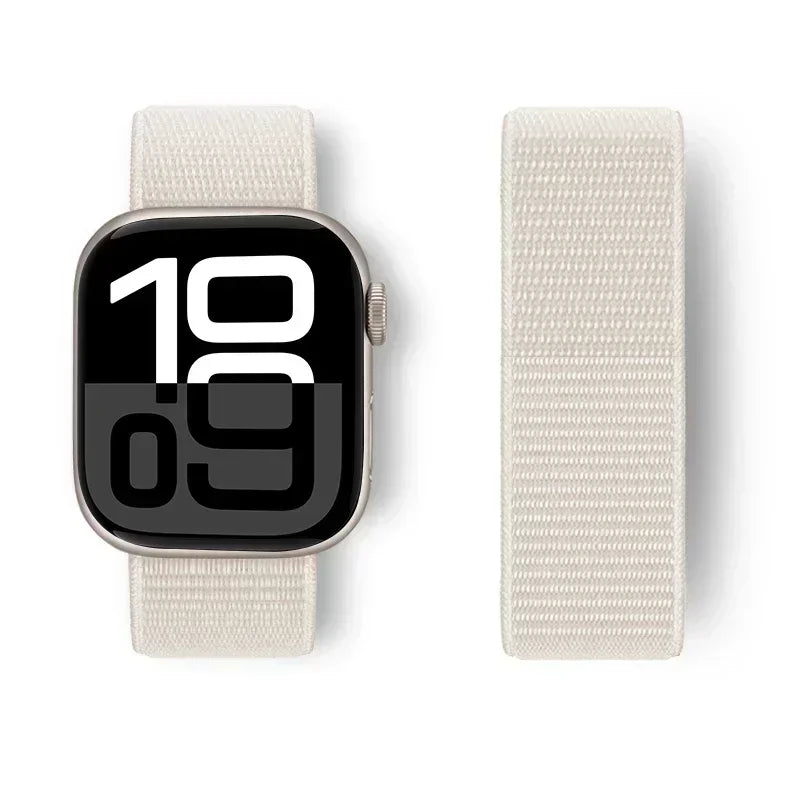 Nylon Loop For Apple Watch band 44mm 40mm 45mm 41mm 42mm 38mm 45mm sport band Apple Watch Series 9 8 7 SE 6 5 3 Ultra 2 49mm band