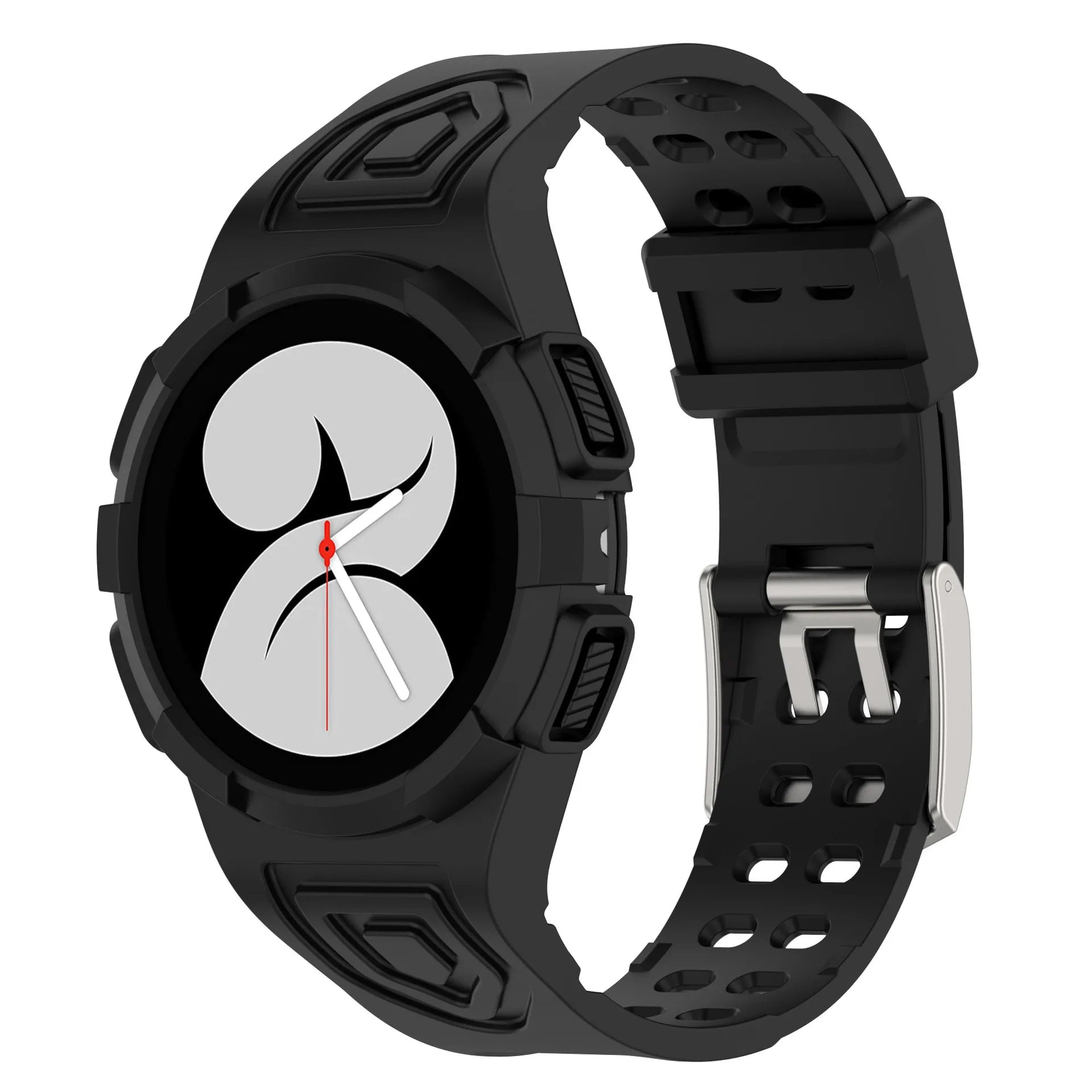 Transparent Case Cover+Strap for Samsung Galaxy Watch 4 6 5 44mm 40mm/4 Classic 46mm TPU bracelet Galaxy Watch4 watch5 watch6