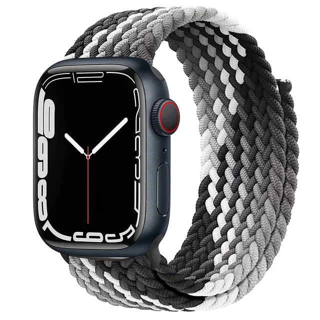 Band For Apple Watch band 44mm 40mm 45mm 41mm 42mm Ultra 49mm correa Braided Solo Loop band Apple Watch Series 7 3 5 SE 6 8