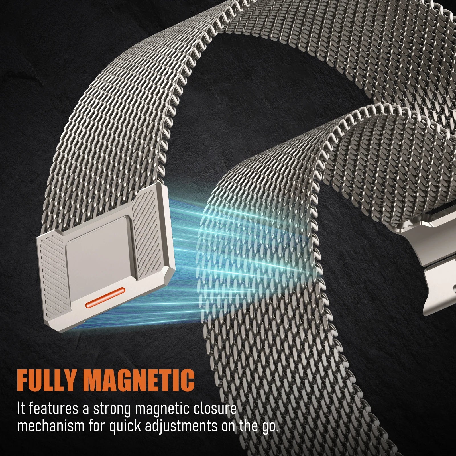 Mechanical Milanese Loop band for Apple Watch Ultra 3 band 49mm 46mm 44mm 41mm 45mm 42mm 40mm band Apple Watch 11 10 9 8 7 6 SE 3