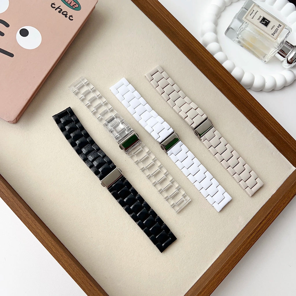 Resin strap For Samsung Galaxy watch 8 40mm 44mm smartwatch bracelet correa for Galaxy watch 8 Classic 46mm Bands Accessories