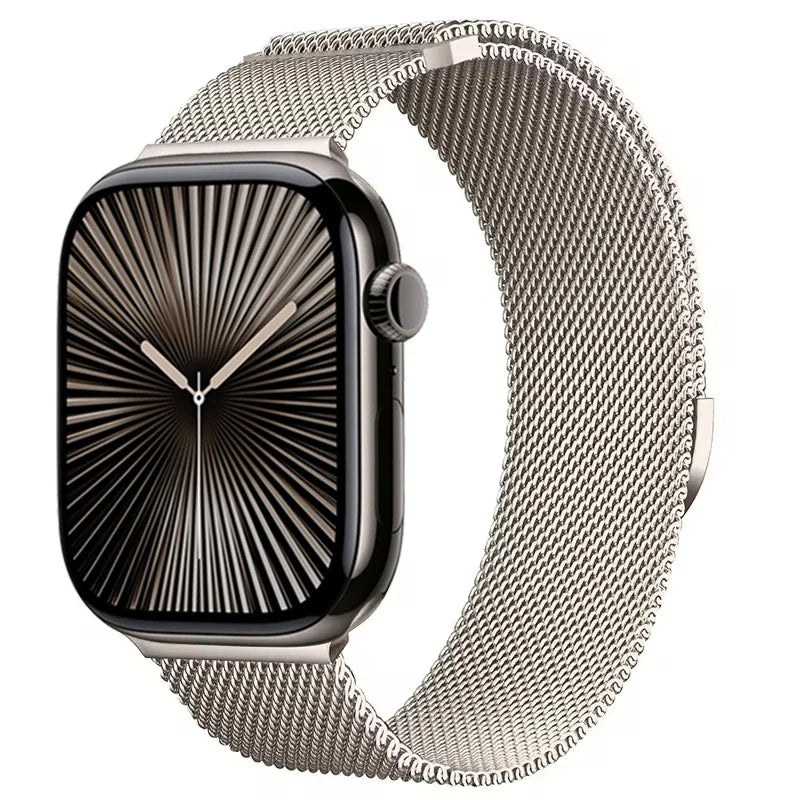 Milanese Loop band For Apple Watch band 46mm 40mm 41mm 45mm 49mm 42mm Correas bands Apple Watch Series 11 10 9 SE 3 7 8 Ultra 3