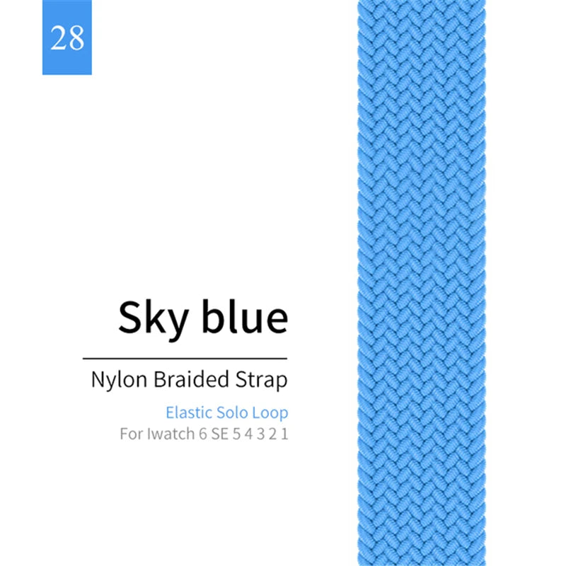 Elastic Solo Loop band For Apple Watch 44mm 40mm 45mm 41mm 46mm 42mm Ultra 49mm band for Apple Watch Series 10 9 8 7 SE 6 5 4 band