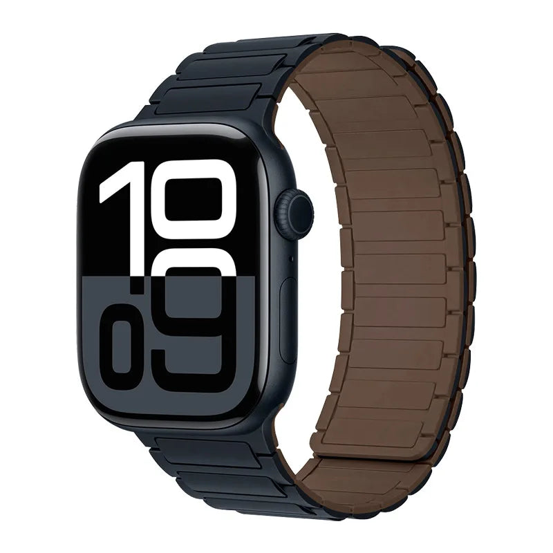 Magnetic Silicone band for Apple Watch Ultra 3 2 49mm 46mm 42mm 45mm 44mm 40mm 41mm band Apple Watch Series 11 10 9 8 7 6 SE band