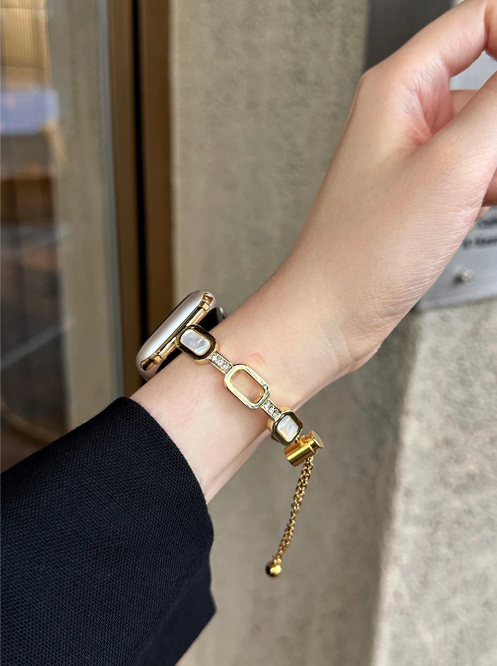 Women metal band for Apple Watch 10 9 8 band 42mm 46mm 41mm 45mm 40mm 44mm band Apple Watch Series 7 SE 6 5 Ultra watch band Belt