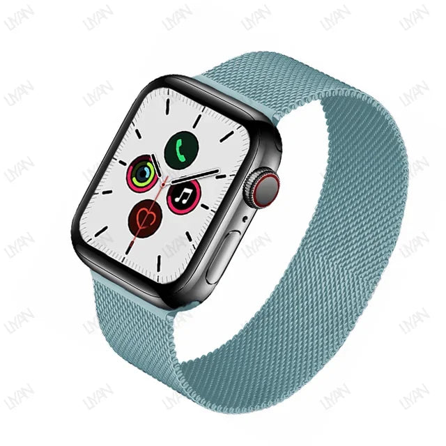 Milanese Loop for Apple Watch band 44mm 45mm 40mm 41mm 46mm 42mm pride band Apple Watch Series 9 8 7 6 SE 5 4 10 Ultra 2 49mm band