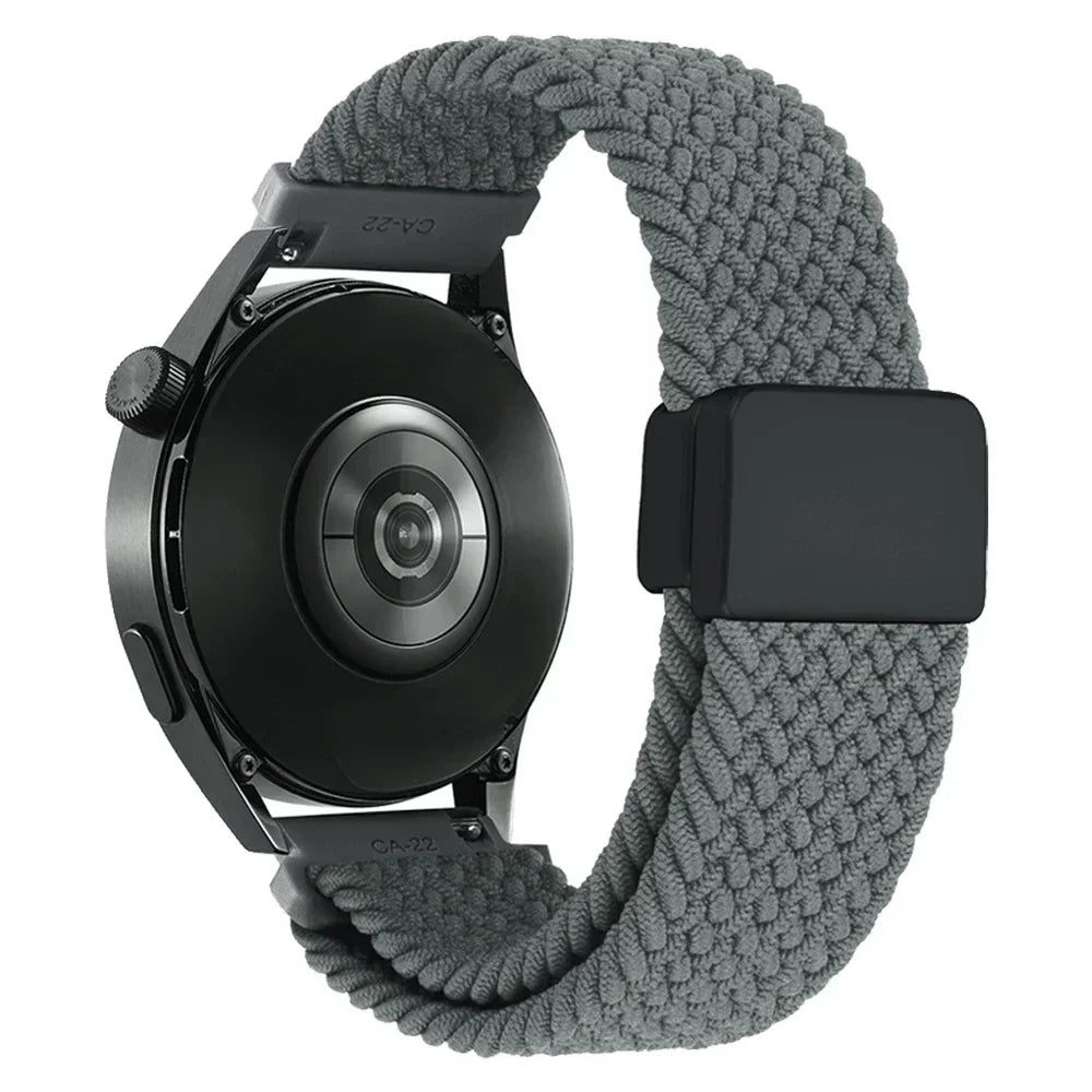 20mm 22mm Nylon Magnetic Strap For Garmin Forerunner 570/265/255/165 Music/venu 3 2/sq/sq2 Band Vivoactive 6 5 Watch Bracelet