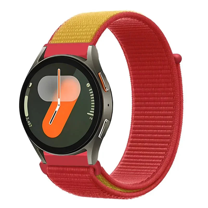 20mm 22mm Nylon Strap for Samsung Galaxy Watch 7/6/5/4 Huawei Watch 5/GT5/4/3 Pro 46mm Breathable Band for Garmin 970 965 955 55