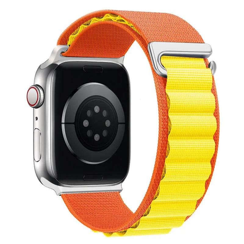 Alpine loop For Apple Watch band 44mm 49mm 45mm 40mm 41mm 42mm 38mm band correa Apple Watch Series 7 6 5 3 SE 8 Ultra 2 49mm band