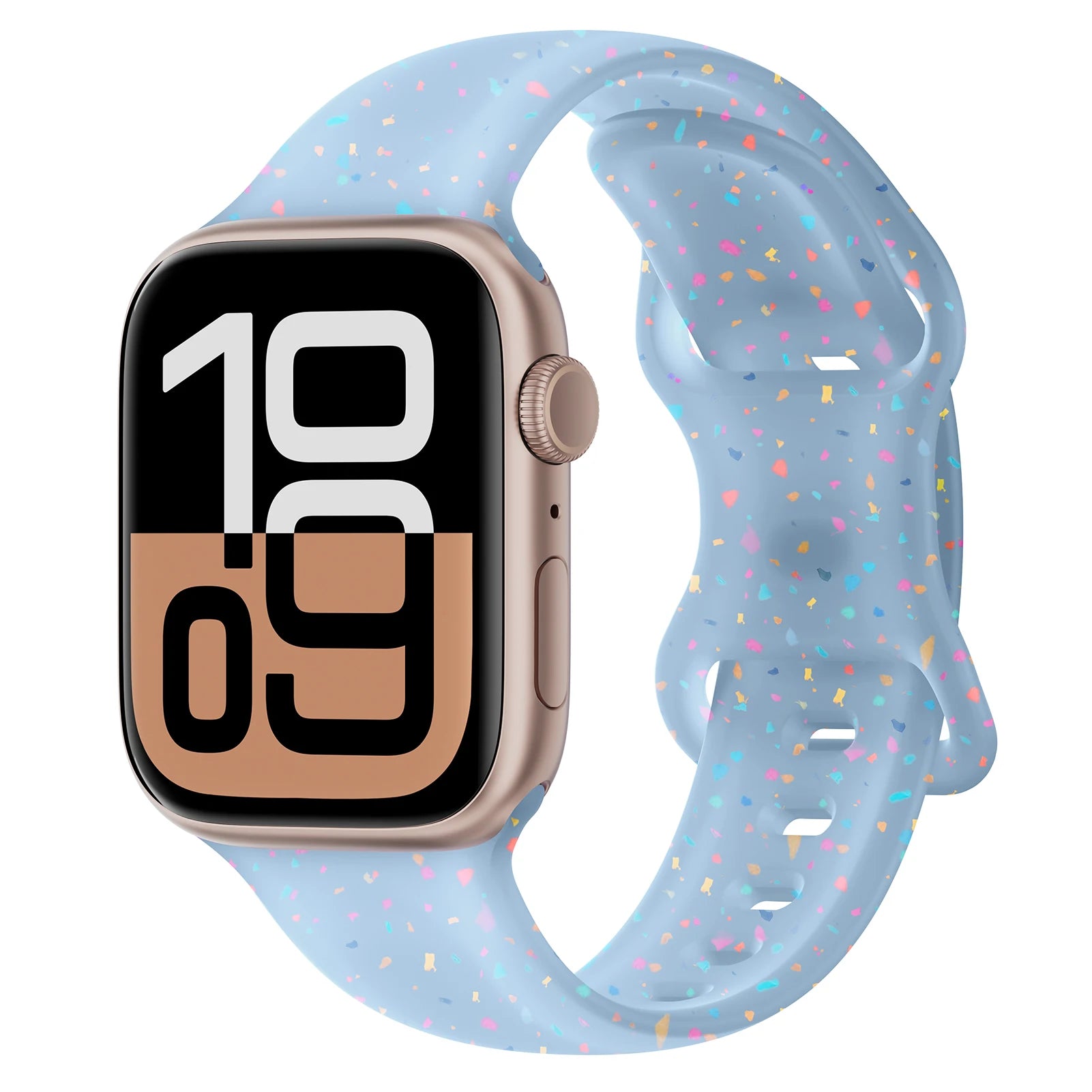 Silicone band for Apple Watch band 40mm 41mm 45mm 44mm 46mm 49mm 42mm Breathable band Apple Watch Series 11 10 9 8 SE 3 Ultra 2