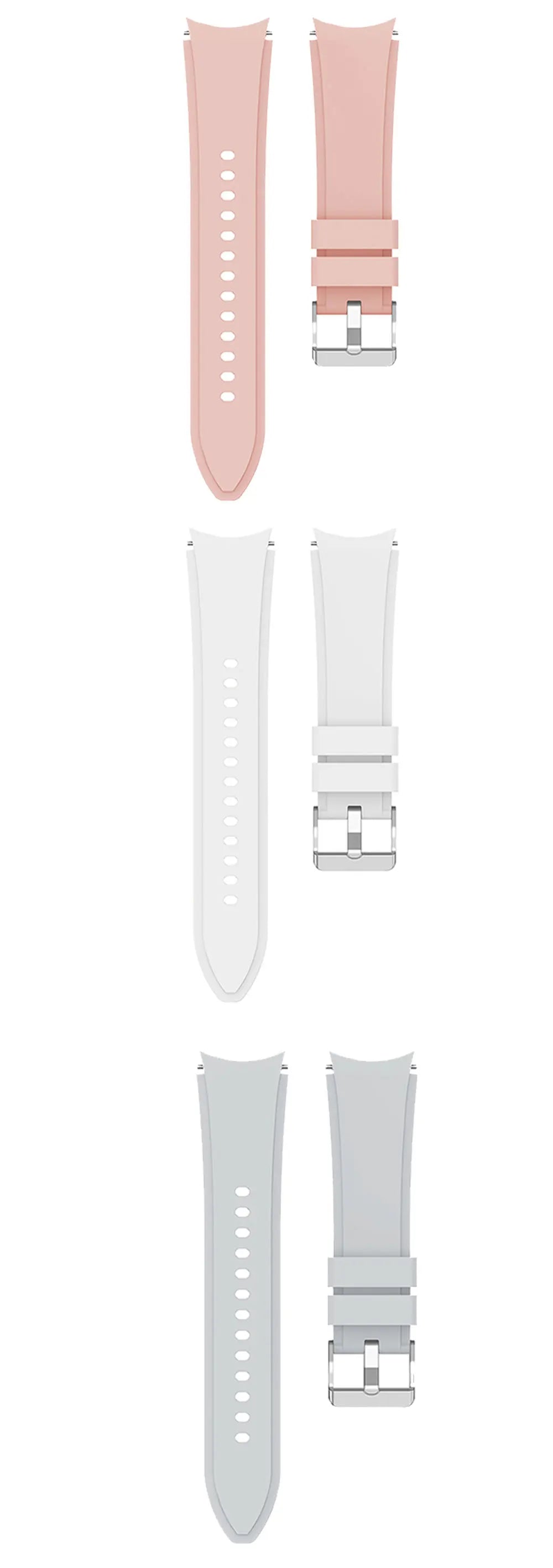 Sport Silicone Strap for Samsung Galaxy Watch 6 44mm 40mm Accessories Watch Band Bracelet Galaxy Watch6 Classic 43mm 47mm Correa