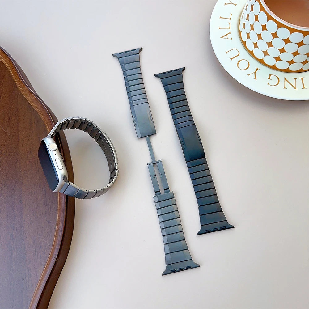 Quick Fit metal watch band for Apple Watch Ultra 2 1 49mm 10 46mm Stainless Steel band for Series 9 8 7 6 5 4 45mm 44mm band