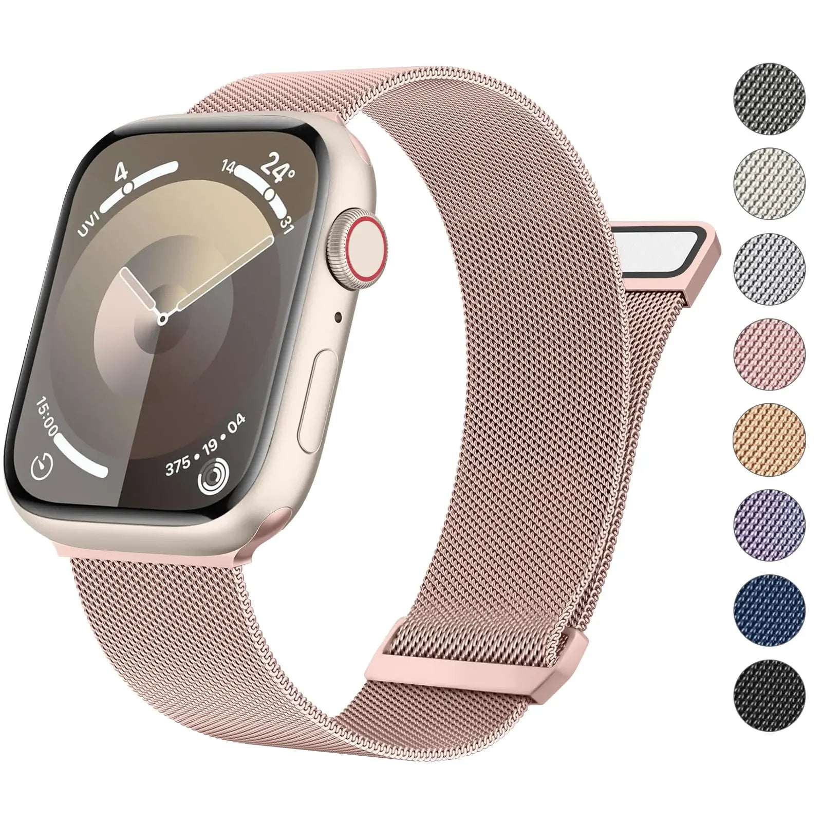 Milanese Loop for Apple Watch band 44mm 45mm 40mm 41mm 46mm 42mm pride band Apple Watch Series 9 8 7 6 SE 5 4 10 Ultra 2 49mm band