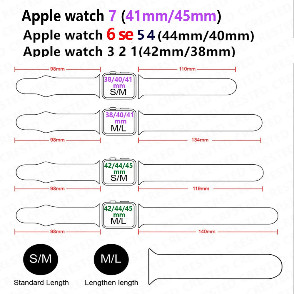 bands For Apple Watch band 44mm 40mm 45mm 41mm 49mm 46mm 42mm 38mm correa silicone band Apple Watch Series 10 7 8 SE 3 6 9 Ultra 2