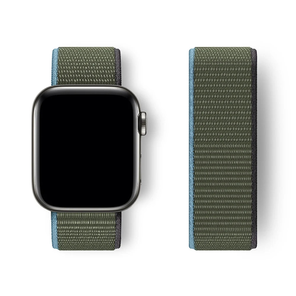 band For Apple Watch 11 band 10 8 9 7 6 5 SE Ultra 3 49mm 46mm Apple Watch 44mm 42mm 45mm 41mm 40mm Sport Loop band Correa wristband
