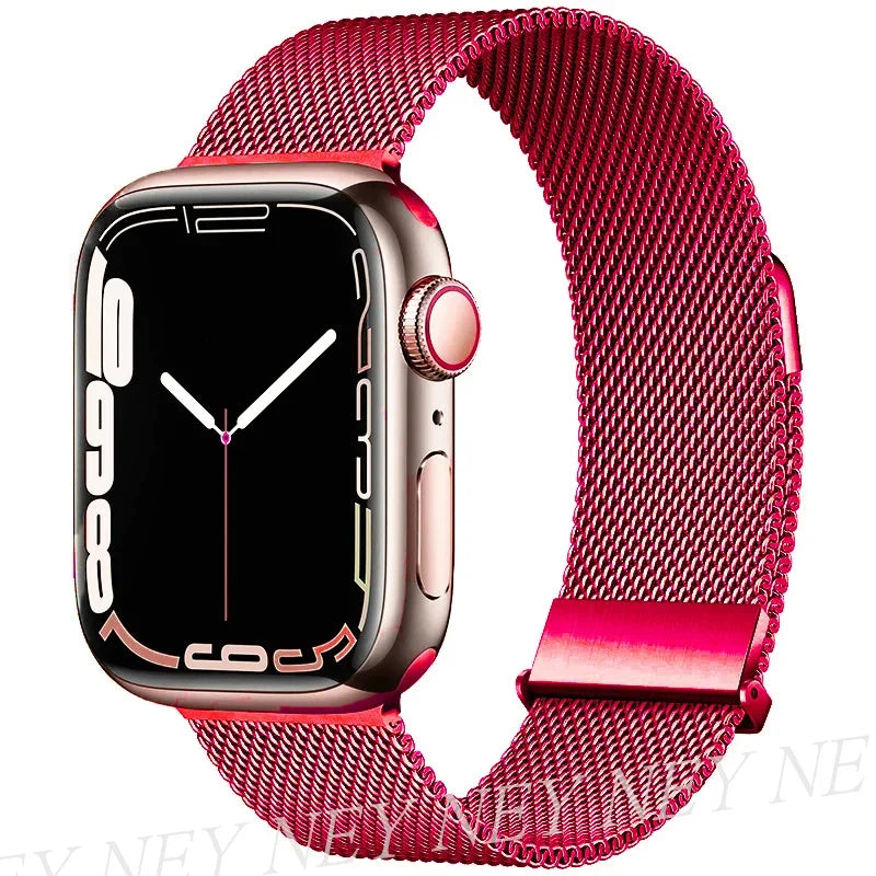 Milanese Loop for Apple Watch band 44mm 40mm Ultra 2 band 49mm 45mm 41mm 42mm 38mm 44mm band Apple Watch Series 8 7 6 SE 5 4 3