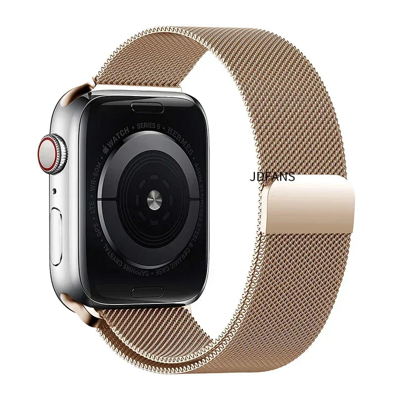 Milanese Loop for Apple Watch band 10 46mm 45mm 44mm 40mm 41mm 42mm 38mm 44mm band Ultra 2 49mm Apple Watch Series 9 8 7 6 SE 5 4 3
