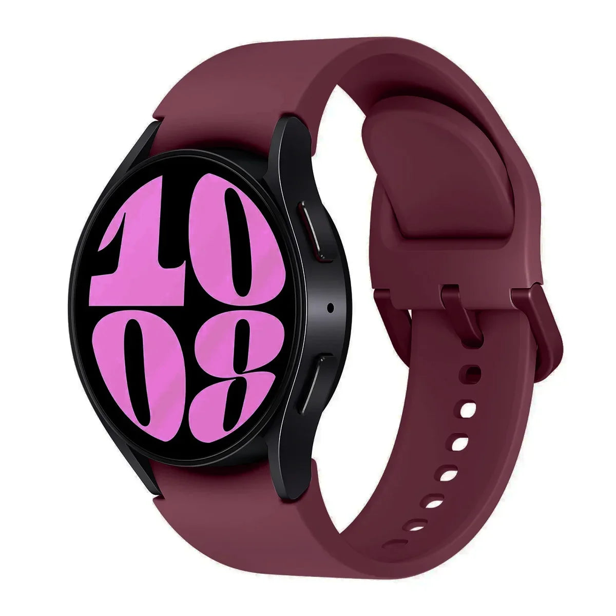 Silicone strap For Samsung Galaxy watch 6 4 Classic 47mm 43mm 46mm Curved original replacement band For Watch 7 6 5 4 40mm 44mm