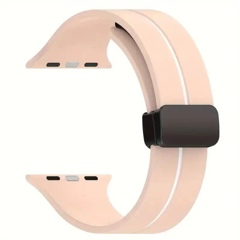 Magnetic band Apple Watch band 45mm 44mm 46mm 42mm 49mm 40mm 41mm Silicone correa band Apple Watch Series 10 9 8 7 6 5 SE Ultra 2