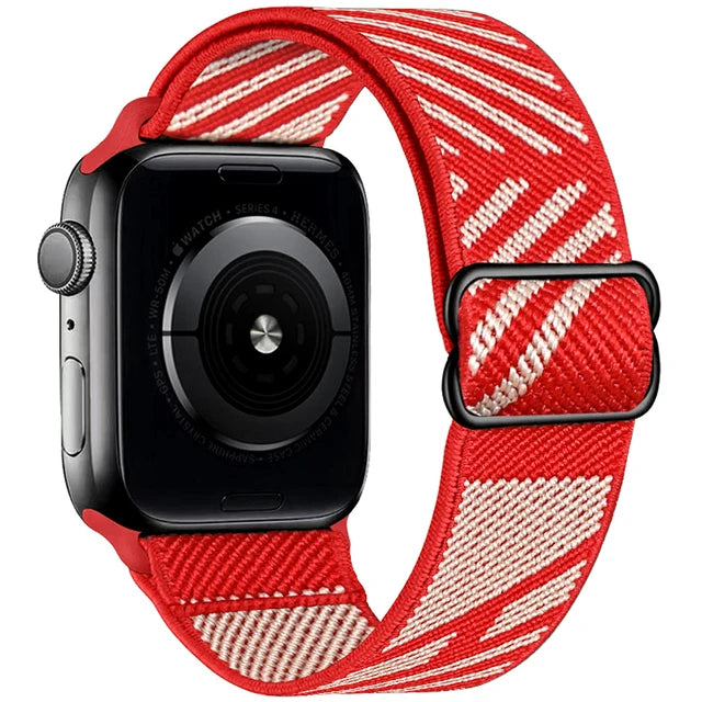 band for Apple Watch band 44mm 40mm 45mm 41mm 46mm Scrunchie Elastic Nylon band Apple Watch Series 3 SE 6 7 8 9 10 Ultra 2 49mm
