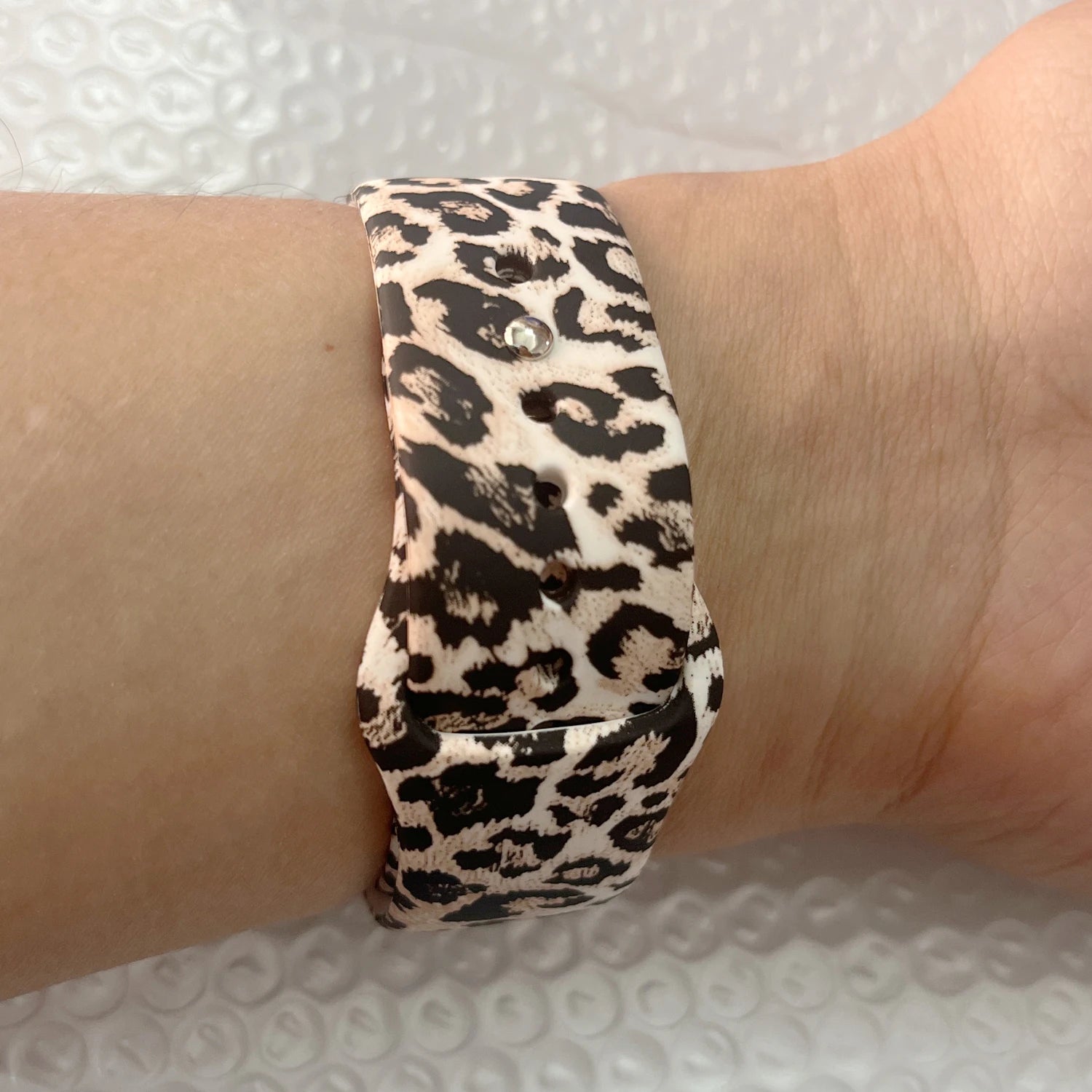 Silicone band For Apple Watch Ultra band 49mm 46mm 45mm 44mm Zebra pattern correa band Apple Watch Series 11 10 9 8 7 Watchbands