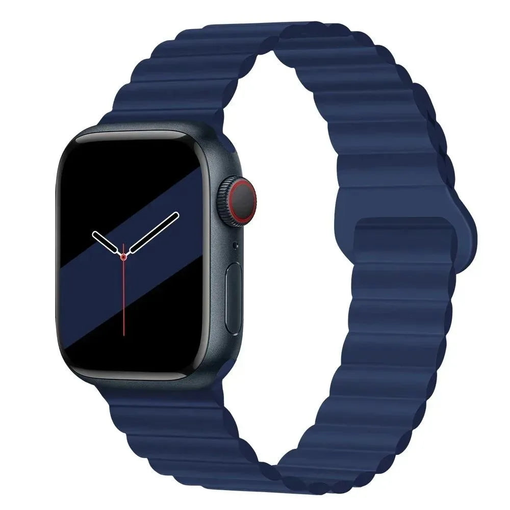 Magnetic band Silicone Sport band For Apple Watch 41mm 42mm 44mm 45mm 46mm 49mm Apple Watch Series 11 10 9 8 7 6 5 4se