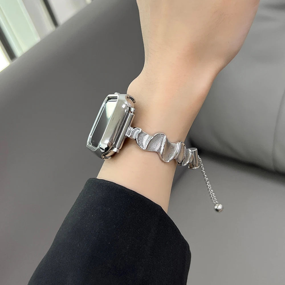 Women metal band for Apple Watch 10 Ultra 46mm 9 8 7 band 42mm 45mm 41mm Belt band Apple Watch Series 6 SE 40mm 44mm 49mm Watchband