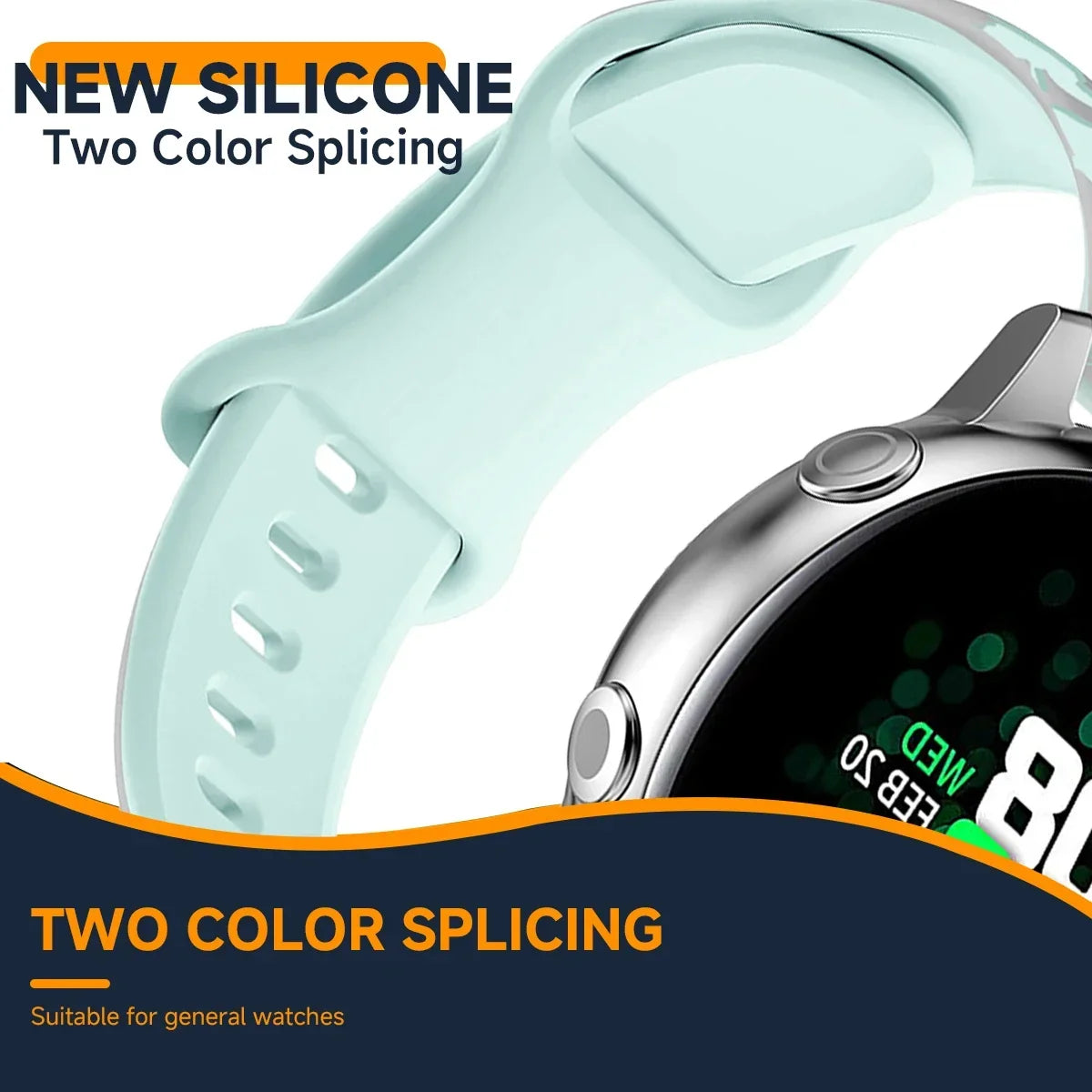 20mm Castle Floral Engraved Band for Samsung Galaxy Watch 7 6 5 4 40/44mm Silicone Cute Strap for Watch 6Classic 47mm 5Pro 45mm