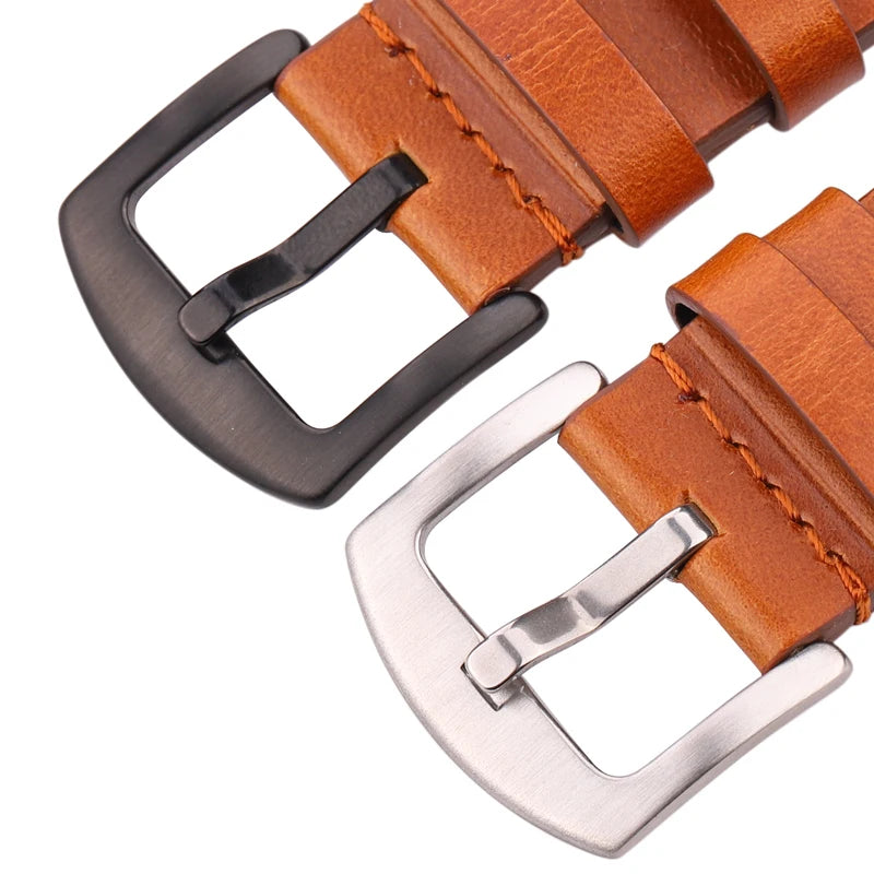 Genuine Leather band For Apple Watch band Serie 7 6 5 4 SE band 44mm 45mm 40mm 41mm 42mm 49mm Women Men Apple Watch Watchband
