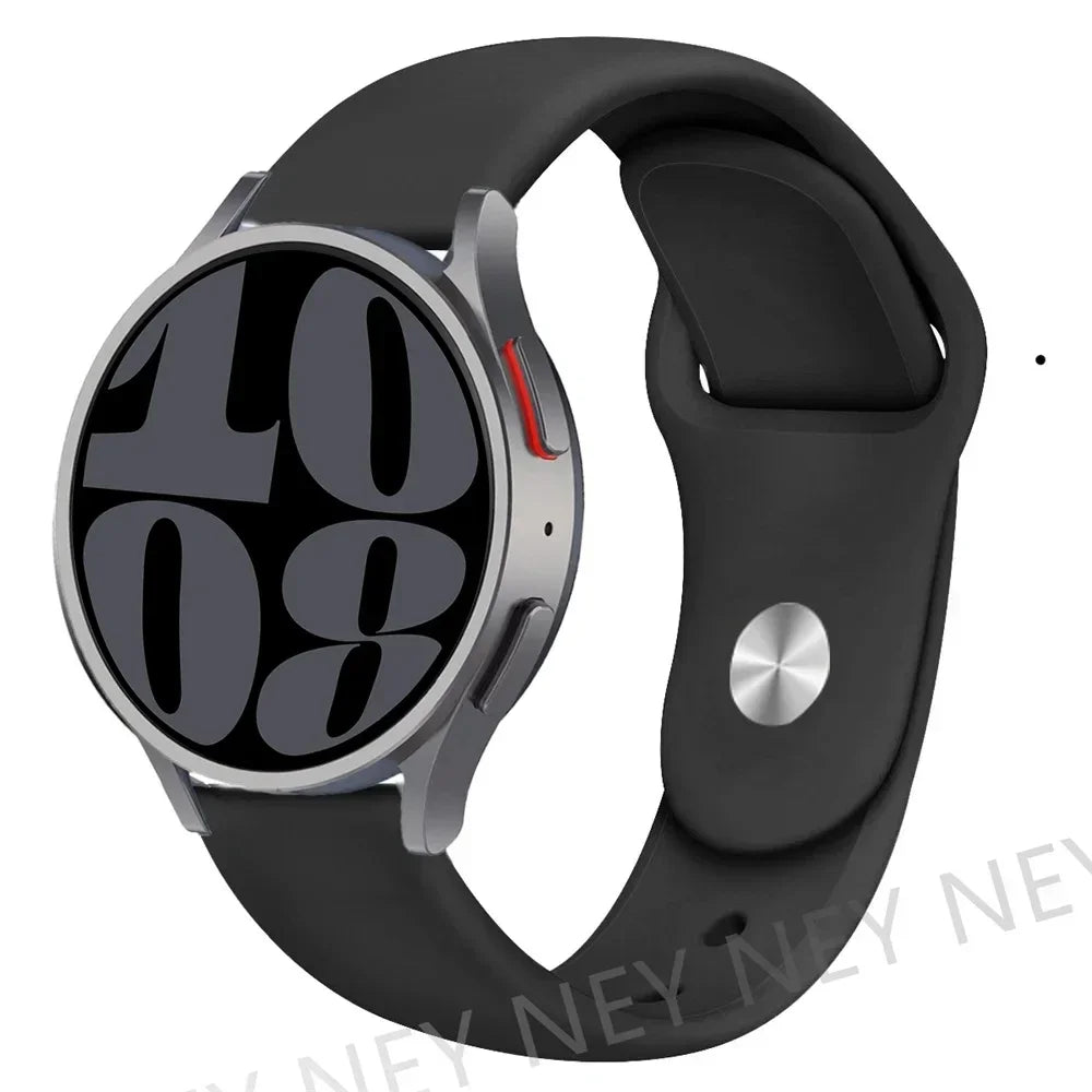 20mm 22mm strap For Samsung Galaxy watch 5 pro/6/4/Classic/Active 2/Gear S3 frontier silicone bracelet Huawei GT 2/2e/3 pro band