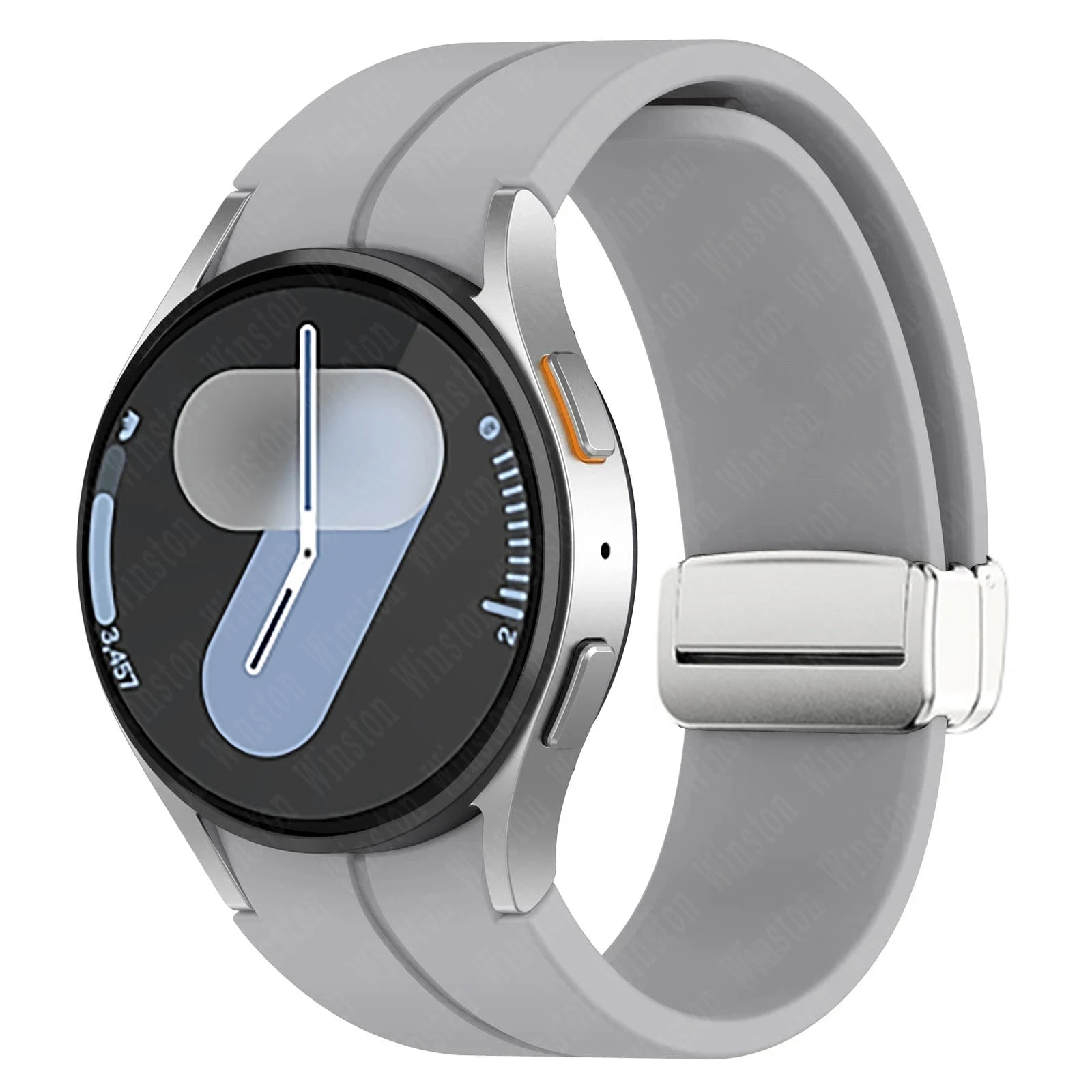 Magnetic Silicone Strap for Samsung Galaxy Watch 7 6 5 4 40mm 44mm 5Pro 45mm Band Bracelet for Galaxy Watch 6 4Classic 43mm 47mm