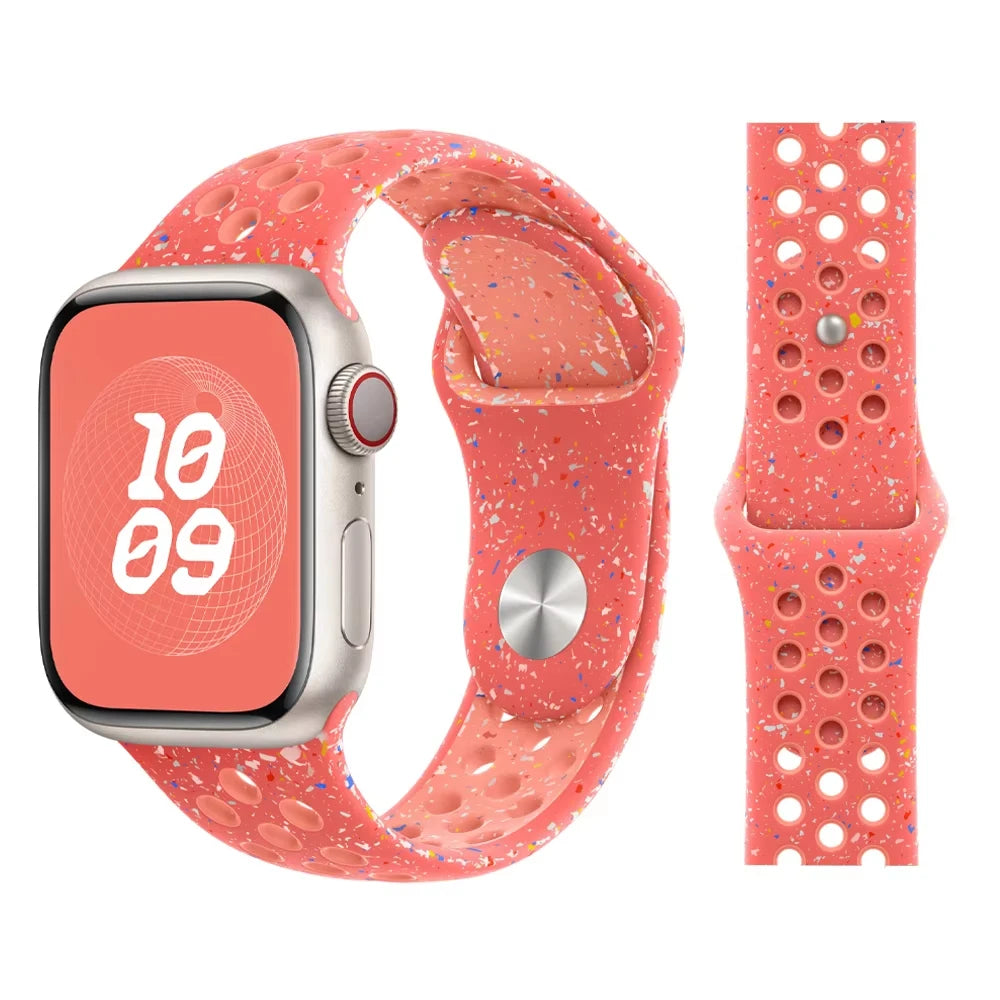 Official band For Apple Watch band 11 42mm 46mm 44mm 41mm 40mm 45mm Silicone band Apple Watch 10 9 8 7 6 5 SE 3 Ultra 3 2 49mm