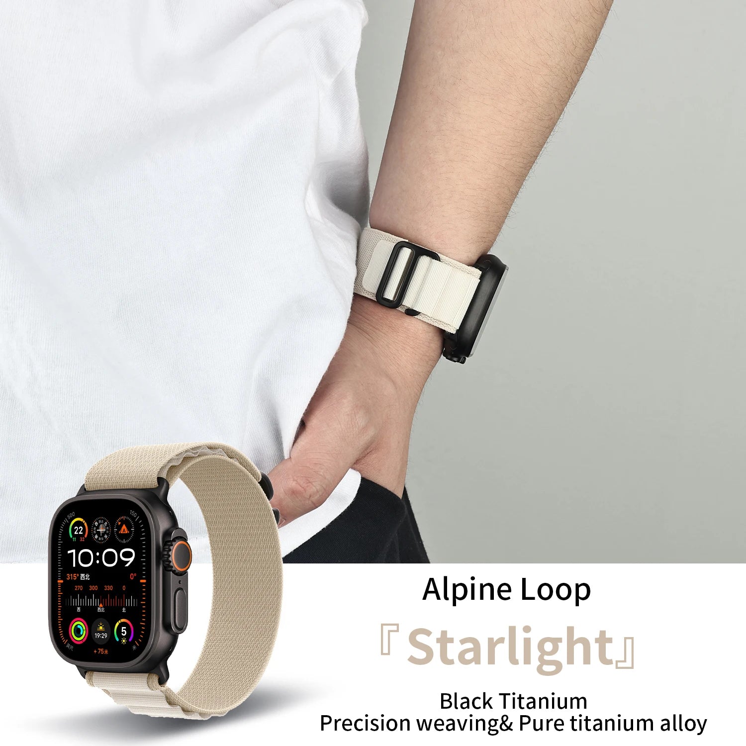 2025 New Suitable for Apple Watch High Quality Nylon band Alpine Loop For Watch Series 10 9 8 7 Ultra 2 band Apple Watch 49mm 46mm