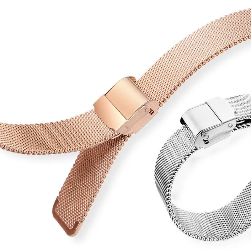 20mm Watch Band for Samsung Galaxy Active 1 2 40mm 44mm/Gear Sport Correa Black For Galaxy Watch SM-R810 42mm Metal Watch Strap